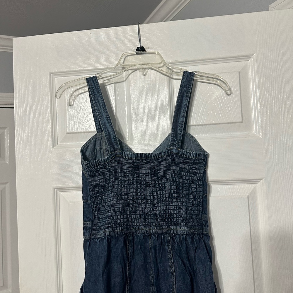 Japna Dark Blue Denim Mini Dress - Picture 10 of 15